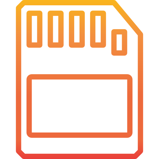 메모리 카드 itim2101 Gradient icon