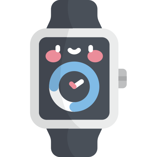 smartwatch Kawaii Flat icon