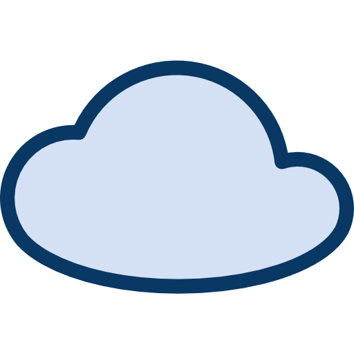구름 Kiranshastry Lineal Color icon