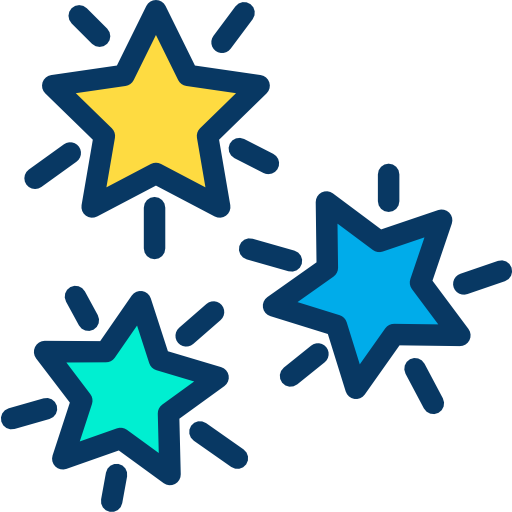 星 Kiranshastry Lineal Color icon
