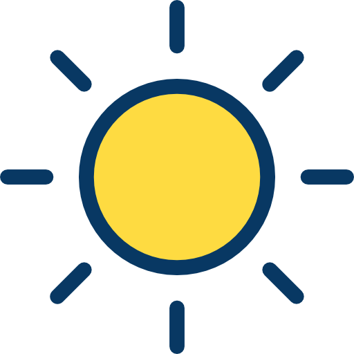 солнце Kiranshastry Lineal Color иконка