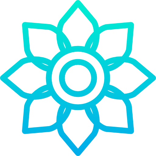 Цветок Kiranshastry Gradient иконка