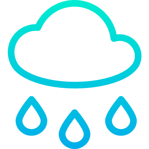 pluie Kiranshastry Gradient Icône