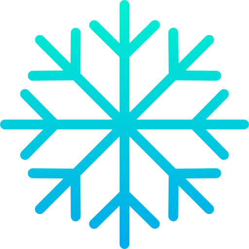 sneeuwvlok Kiranshastry Gradient icoon