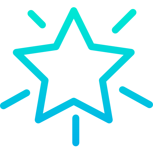 gwiazda Kiranshastry Gradient ikona