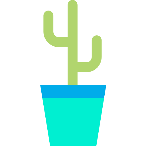 cactus Kiranshastry Flat Icône