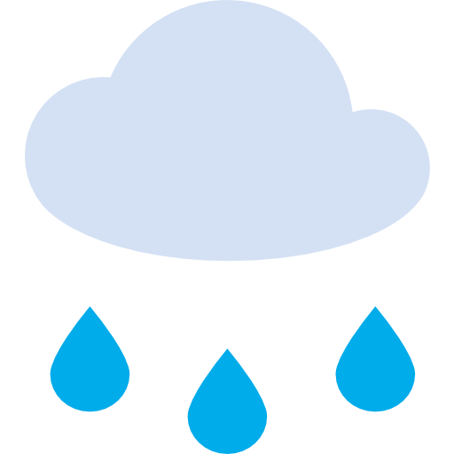 雨 Kiranshastry Flat icon