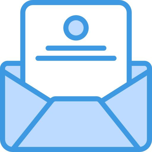 Mail itim2101 Blue icon