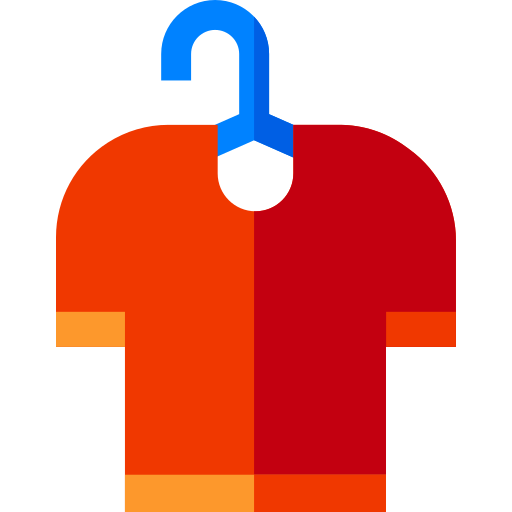 kleren Basic Straight Flat icoon