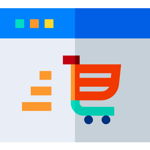 e-commerce Basic Straight Flat icoon