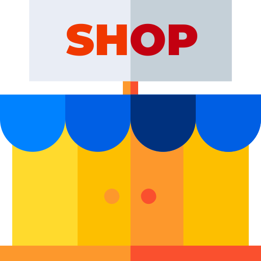 tienda Basic Straight Flat icono