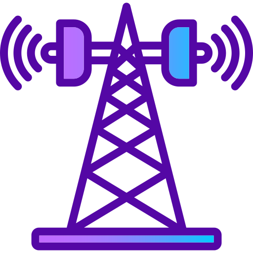 Telecommunications Generic gradient lineal-color icon