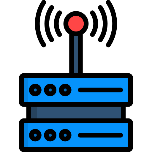 wi-fi-сервер Generic color lineal-color иконка