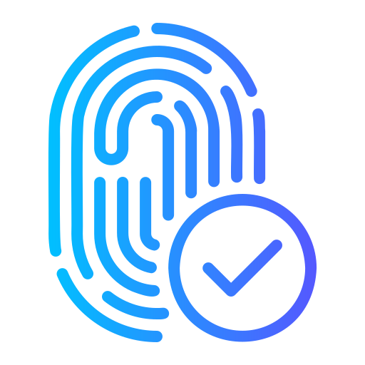 Biometrics Generic gradient outline icon