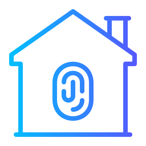 huis beveiliging Generic gradient outline icoon