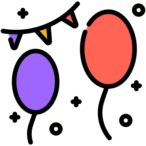 Balloon Generic color lineal-color icon