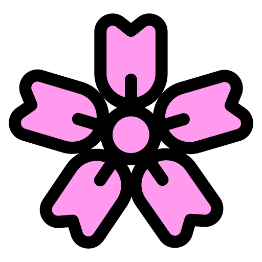 Cherry blossom Generic color lineal-color icon