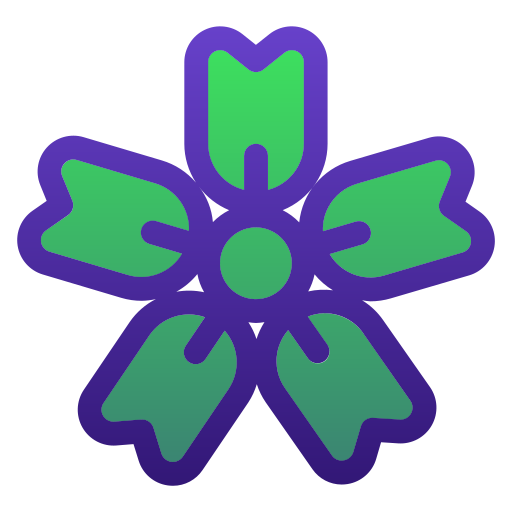 kwiat wiśni Generic gradient lineal-color ikona