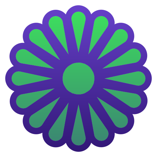 crisantemo Generic gradient lineal-color icona