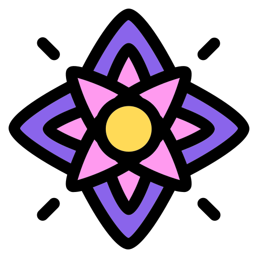 Dahlia Generic color lineal-color icon