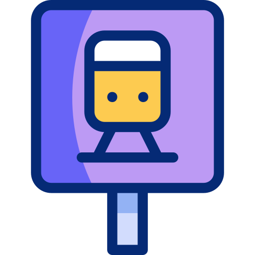 Train Basic Accent Lineal Color icon