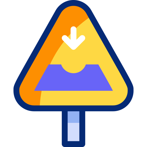 Pothole Basic Accent Lineal Color icon