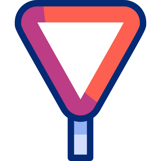 Yield Basic Accent Lineal Color icon