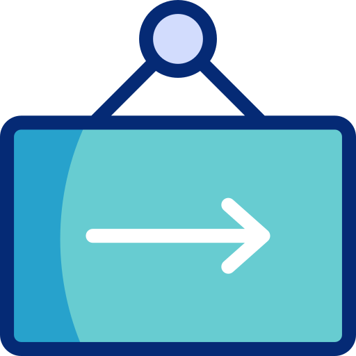 Exit Basic Accent Lineal Color icon