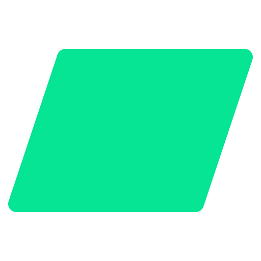 paralelogramo Generic color fill Ícone