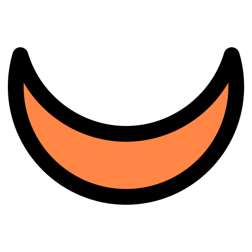 Crescent Generic color lineal-color icon