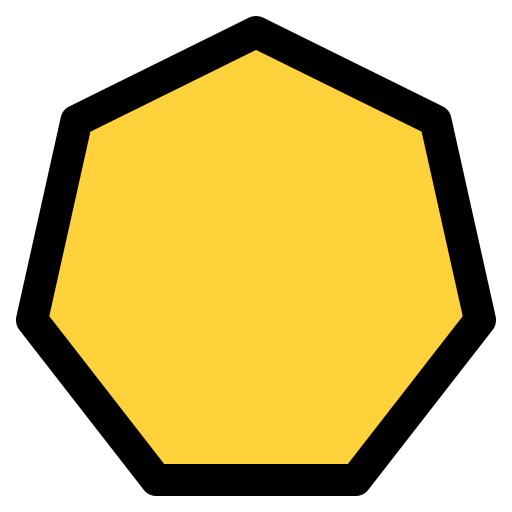 heptagone Generic color lineal-color Icône
