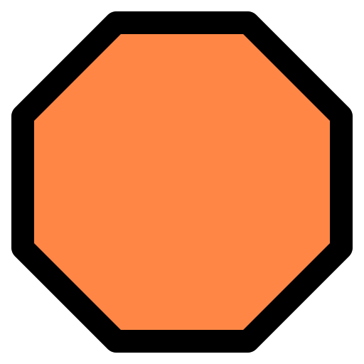 オクタゴン Generic color lineal-color icon