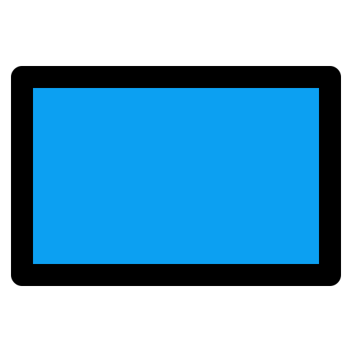 rechthoek Generic color lineal-color icoon