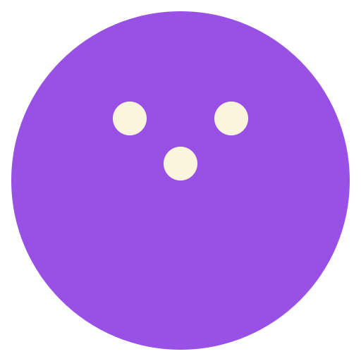 palla da bowling Generic color fill icona