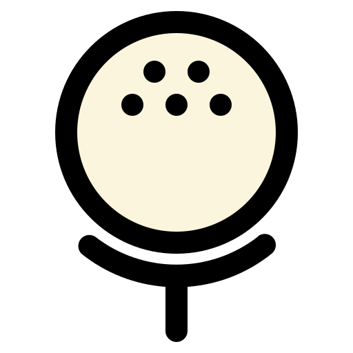 pelota de golf Generic color lineal-color icono