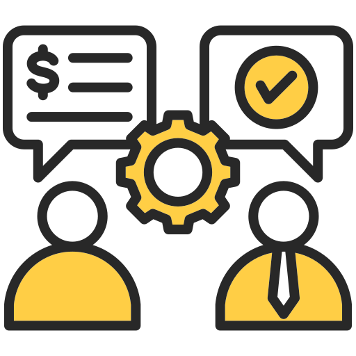 Negotiation Generic color lineal-color icon