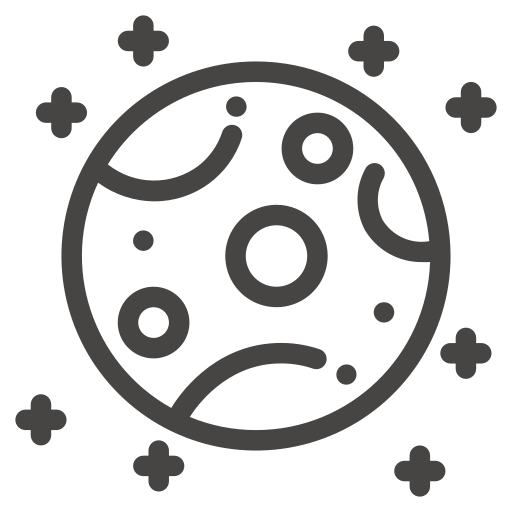 księżyc Generic outline ikona