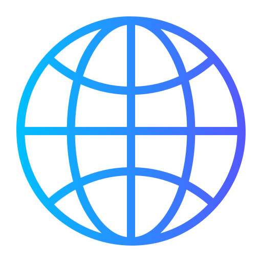 世界 Generic gradient outline icon