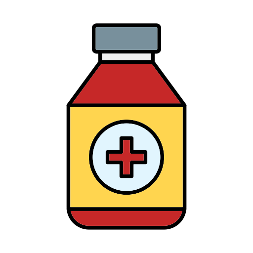 medicamento Generic color lineal-color icono