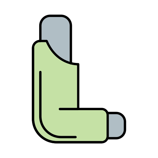 inhalador Generic color lineal-color icono