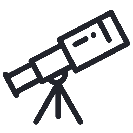 望遠鏡 Generic outline icon