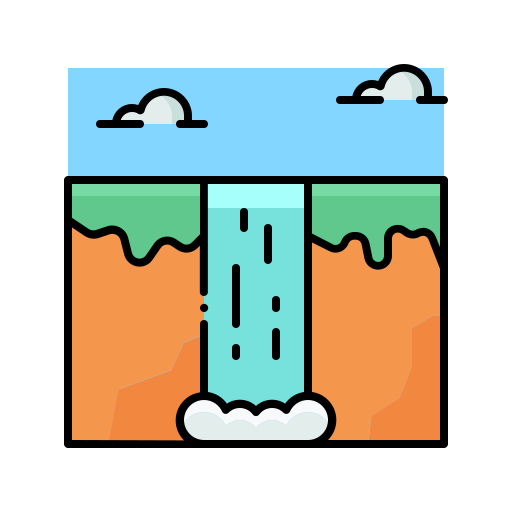 rzeka Generic color lineal-color ikona