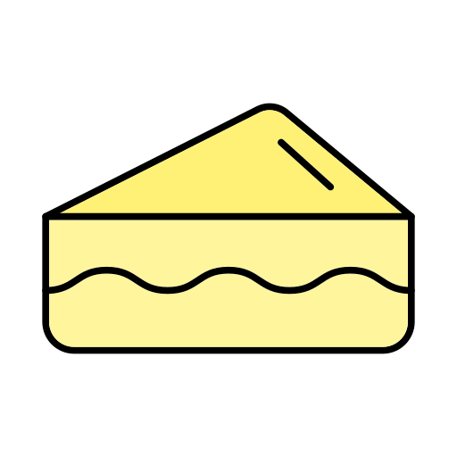 torta di formaggio Generic color lineal-color icona