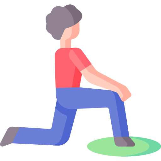 Stretching Special Flat icon