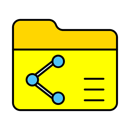 datenaustausch Generic color lineal-color icon