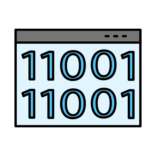 Binary code Generic color lineal-color simge
