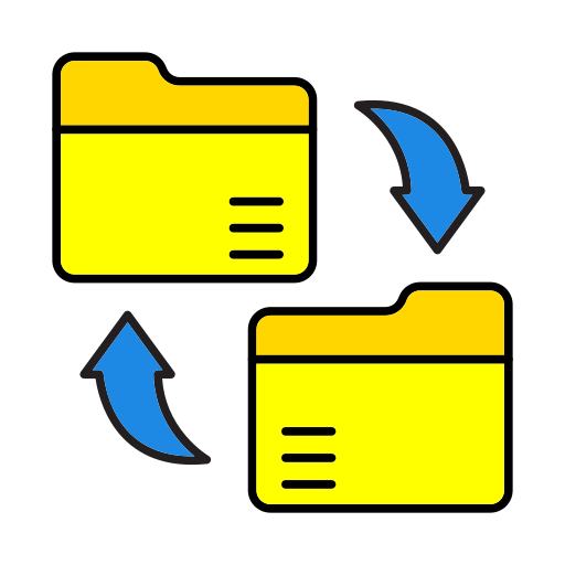 파일 전송 Generic color lineal-color icon