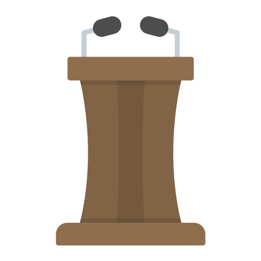 Lectern Generic color fill icon