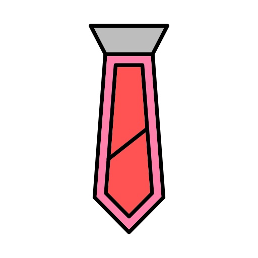 gravata Generic color lineal-color Ícone