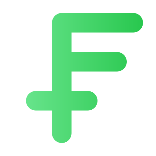 フラン Generic gradient outline icon